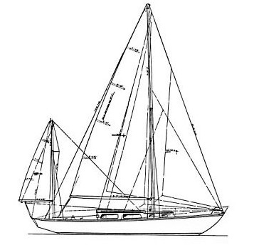 Ellida — 1958 Ohlson 35 Yawl — photo 11