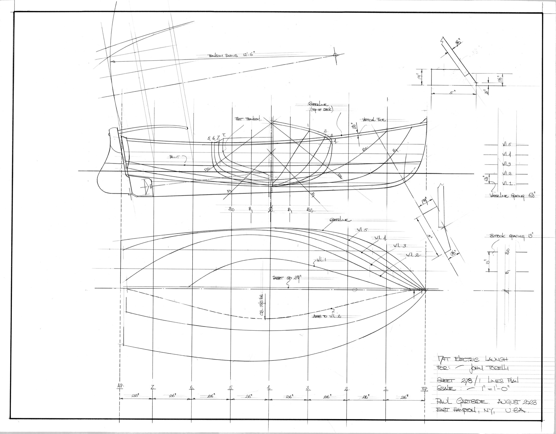 Gartside 17 — Cold-Molded Electric Launch — photo 11
