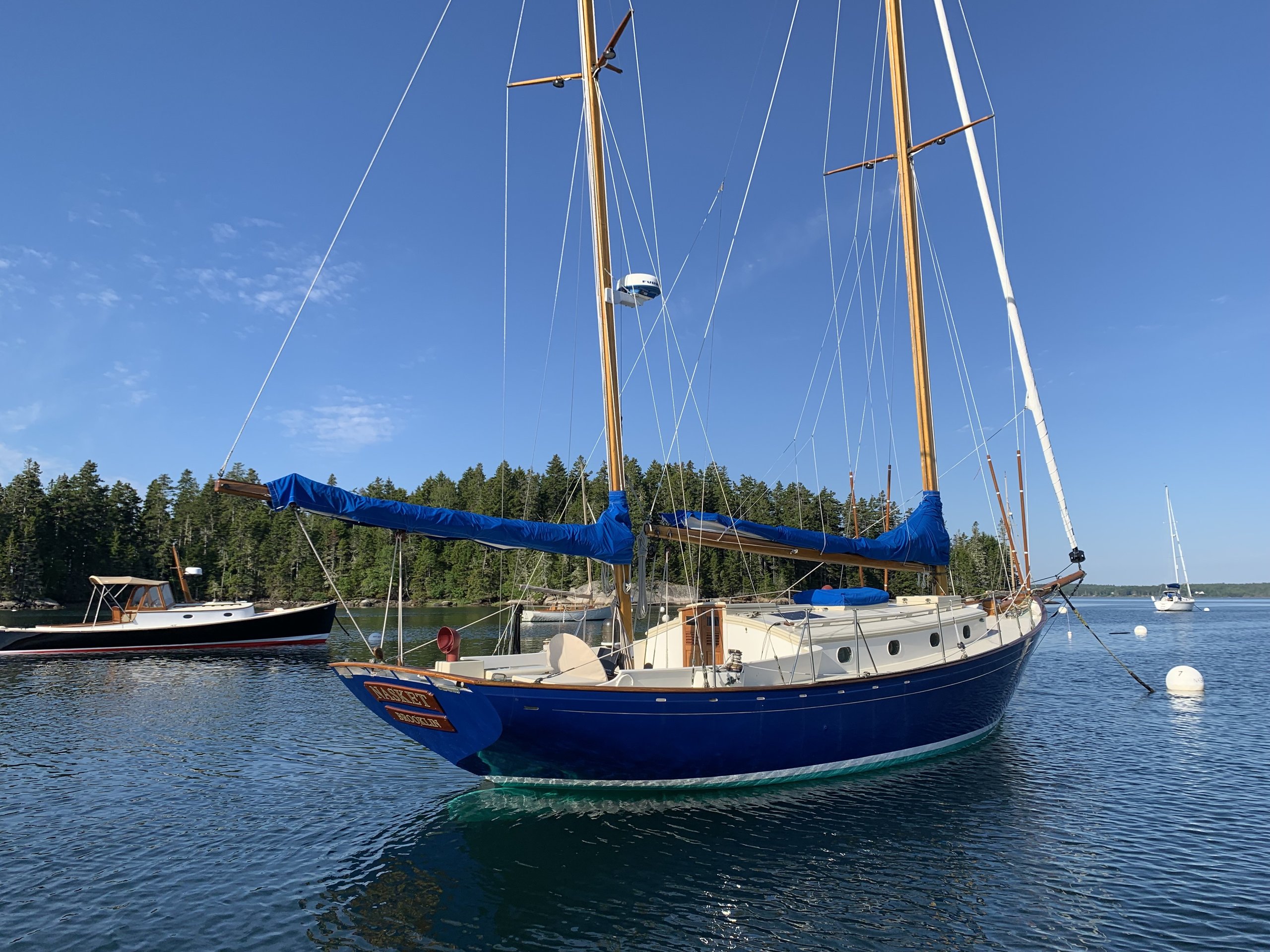 Nasket — Joel White / Brooklin Boat Yard Ketch — photo 6