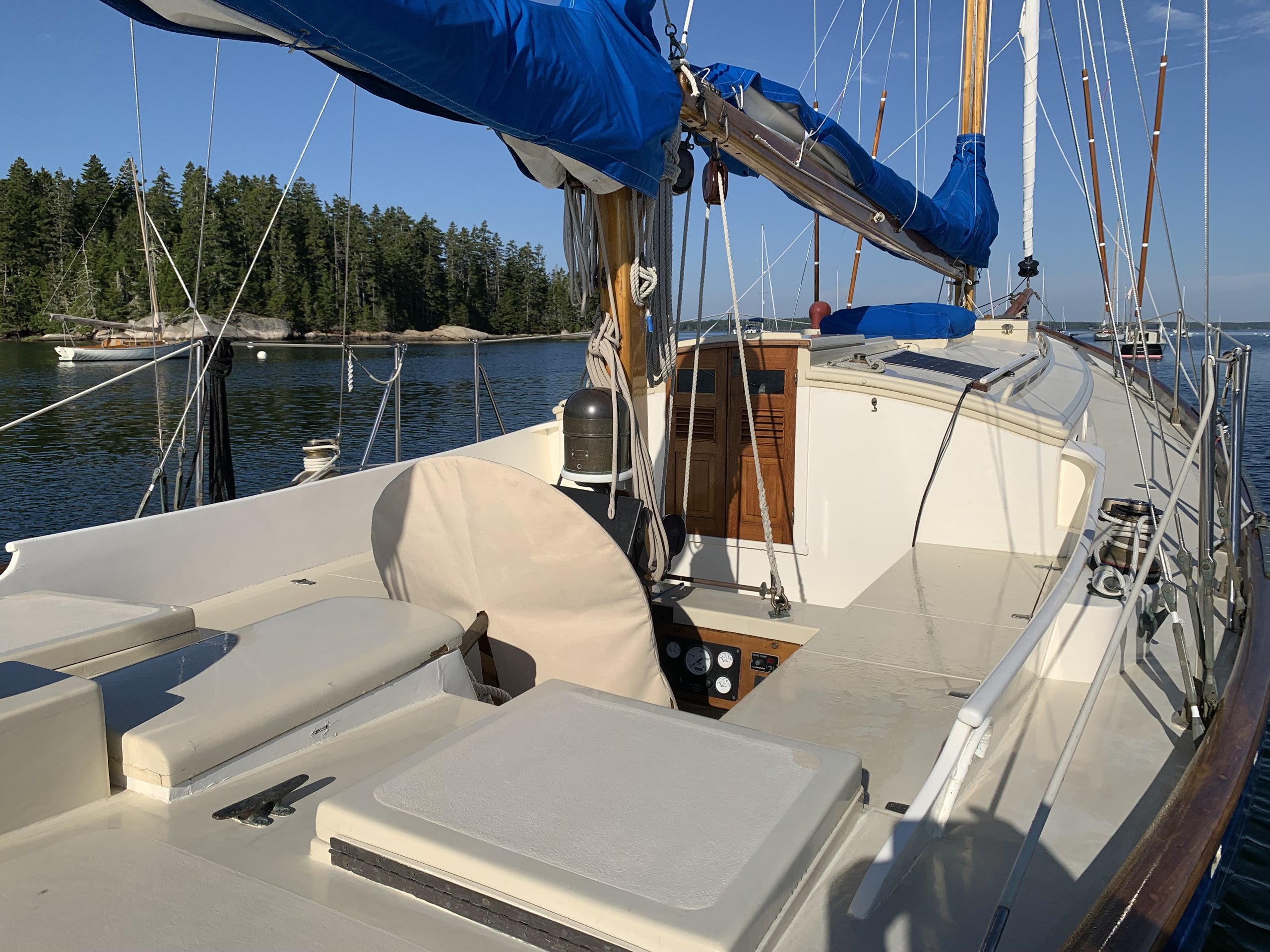 Nasket — Joel White / Brooklin Boat Yard Ketch — photo 7