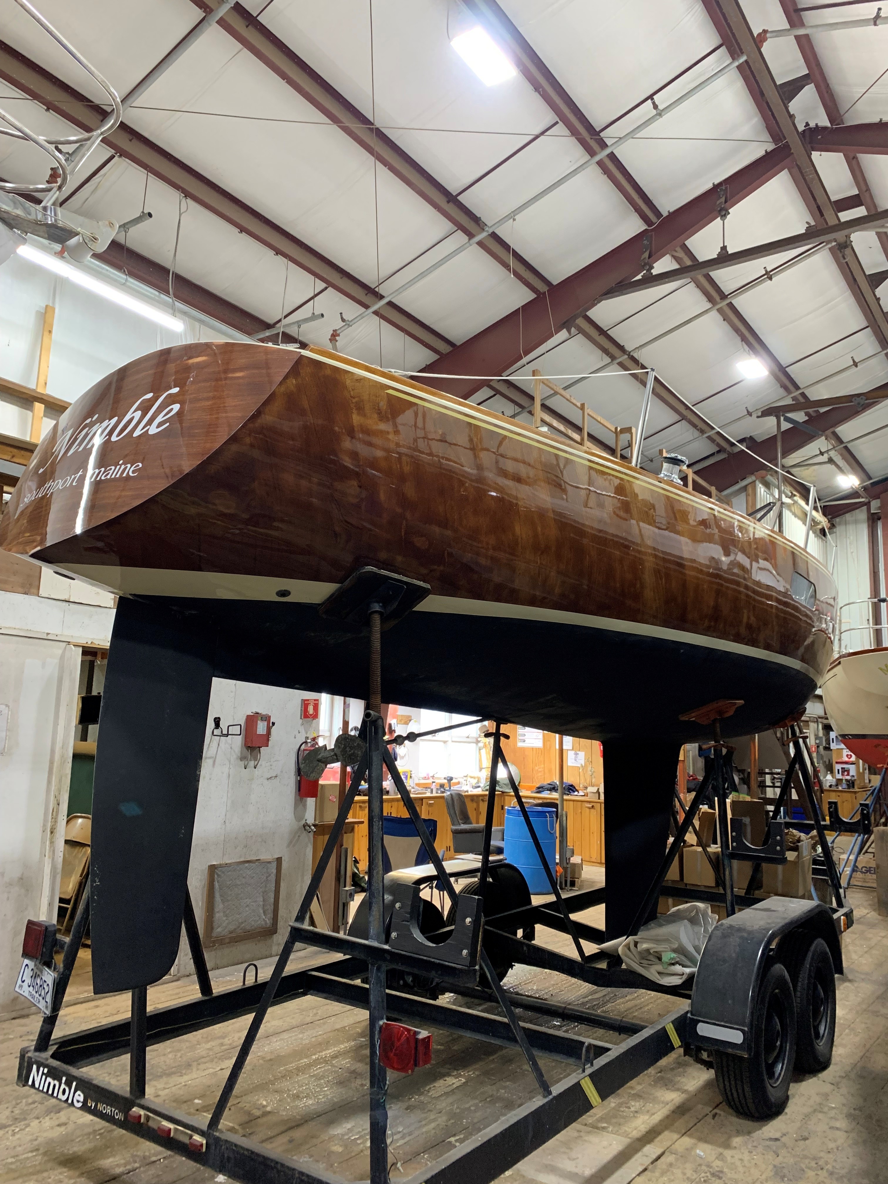 Nimble — Norton 30 Spirit of Tradition Sloop — photo 10