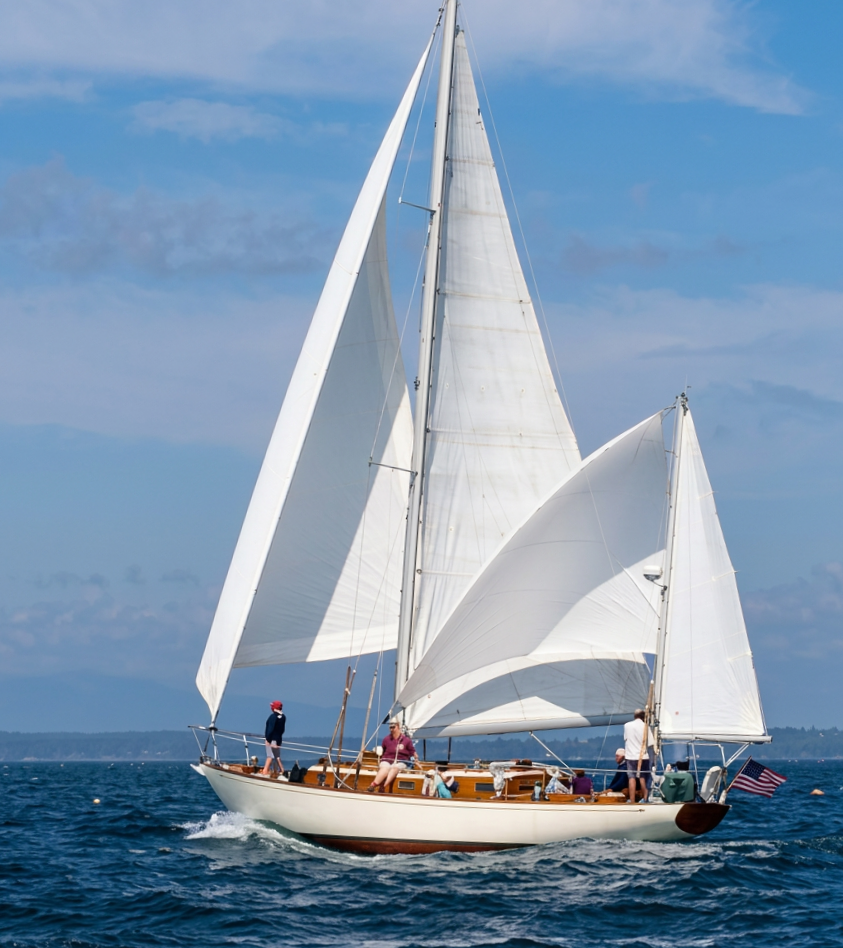 Shanti — Alden K/CB Yawl — photo 6